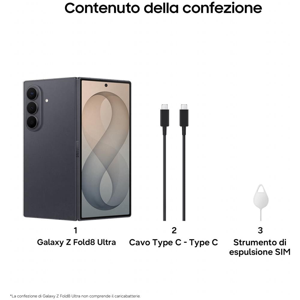 Galaxy Z Fold8 Ultra 5G 512GB 12GB Ram Main Display 8" Amoled 2x 120Hz Sec Display 6.5" Amoled Main Camera 200+20+10MP Selfie 10MP DualSim (1 nano+eSim) Android Sanapdragon 8 Elite Gen5 5000mAh Graphite - Foto 9
