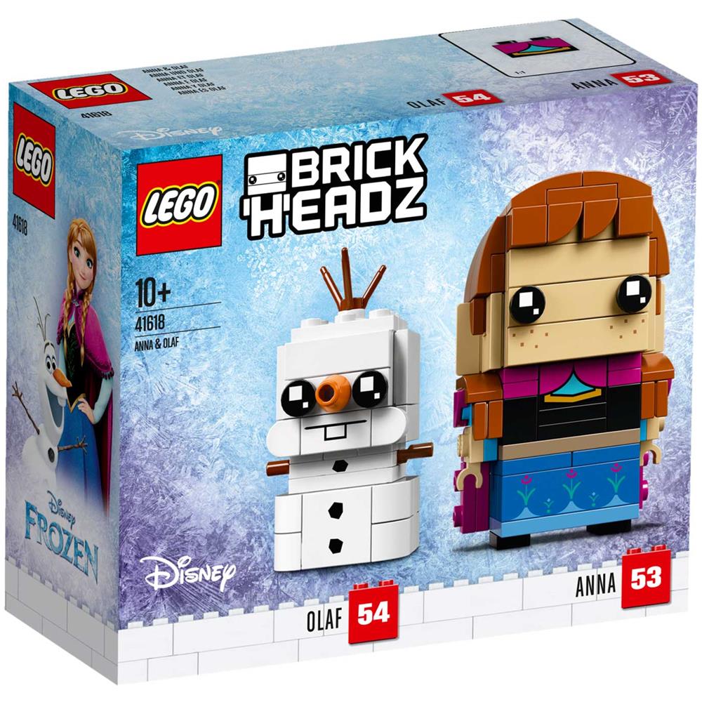 41618 - Brickheadz - Frozen - Anna E Olaf - Disponibile dal 04/07/2018 - Foto 1