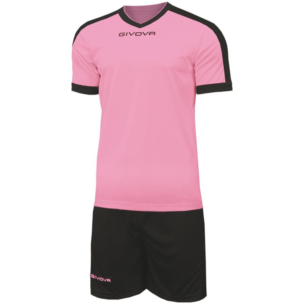 Kit Revolution Mc Rosa / nero Corsa Sport Uomo Staff Running Jogging Allenamento Relax Calcio Calcetto Torneo Scuola Sport - Taglia 3xs - Foto 1