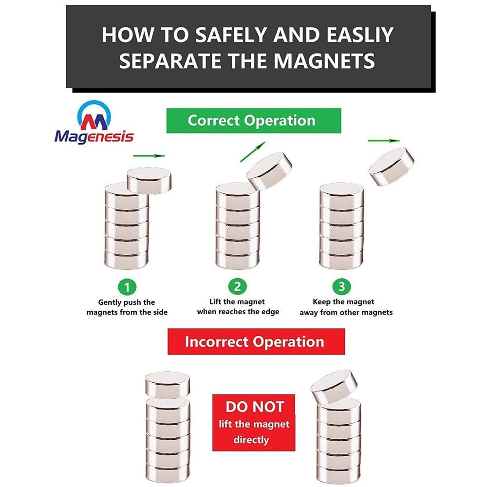 52 Pezzi Neodym Magnet 10 Millimetri Diametro X 2 Mm Di Spessore Con 22 Kg Pull Bianco Consiglio Magnete (confezione Da 52) - Foto 2