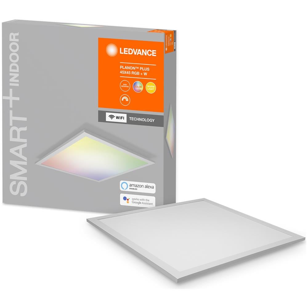 Ledvance Plafoniera Led Intelligente, Wifi, Smart+ Planon Plus Multicolor / 28 W, 220…240 V, Ampiezza Fascio Luminoso: 110°, Rgbw, 3000 K, Materiale: Alluminio - Foto 2
