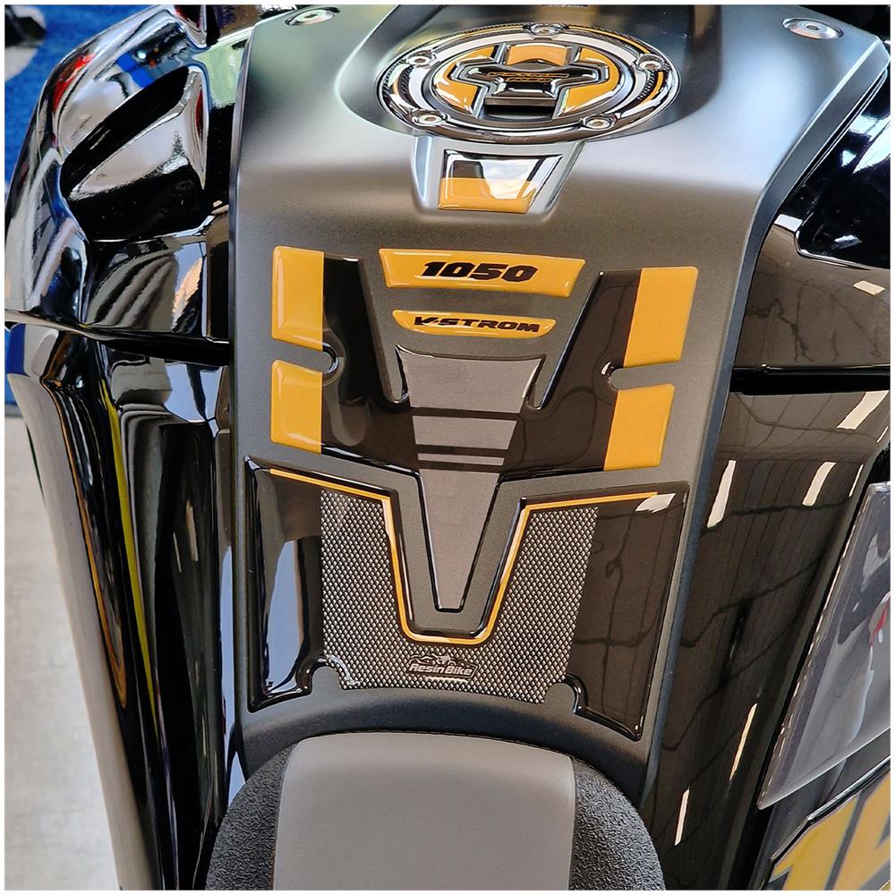 Paraserbatoio Adesivo 3d Compatibile Con V-strom 1050 Xt 2022 Oro - Foto 1