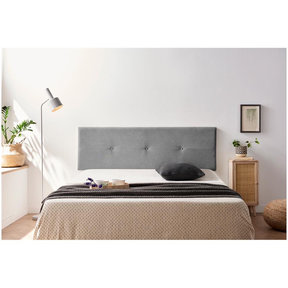 Testiera Imbottita Napoli Acualine 130x50x5 Cm - Moonia - Foto 2