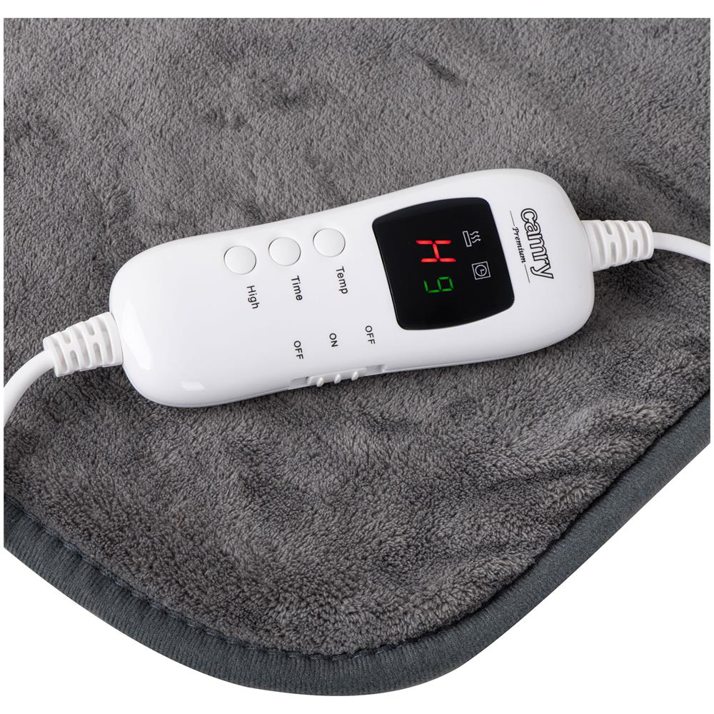 Coperta Elettrica Termica 160 X 180cm 120w Colore Grigio - Foto 2