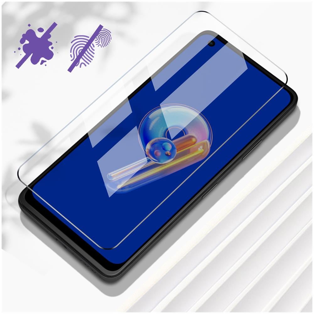 Vetro Temperato 9h Asus Zenfone 9 Anti-macchie Anti-esplosione Trasparente - Foto 5