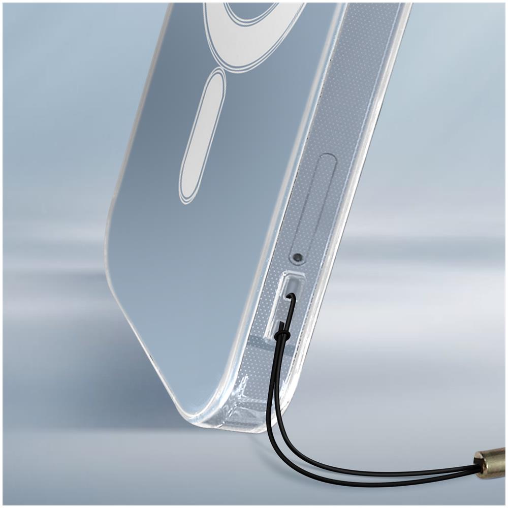 Cover Magsafe Iphone 14 Bi-materiale Angoli Rinforzati Swissten Trasparente - Foto 2