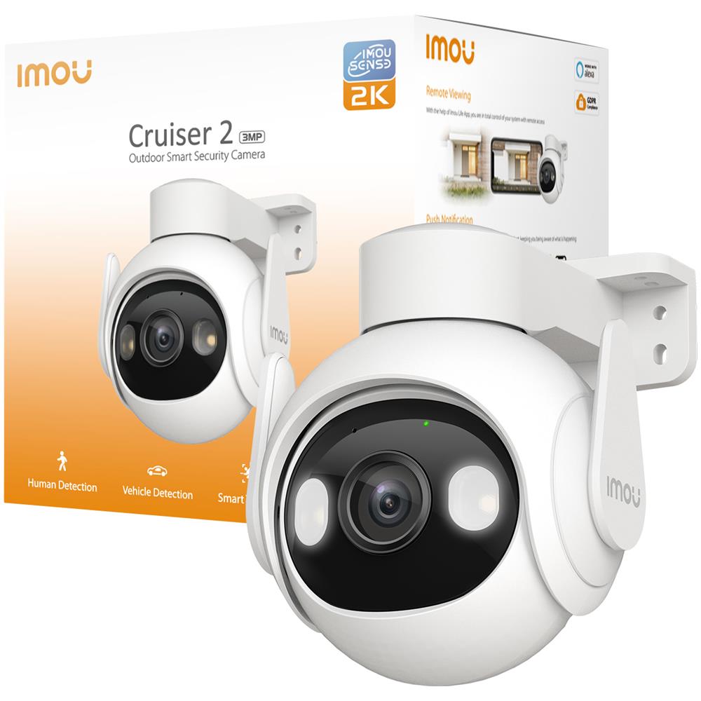 Telecamera Dome Cruiser 2 2K 3 MP Motorizzata 340° Esterno Giorno / Notte Impermeabile IP66 - Foto 7