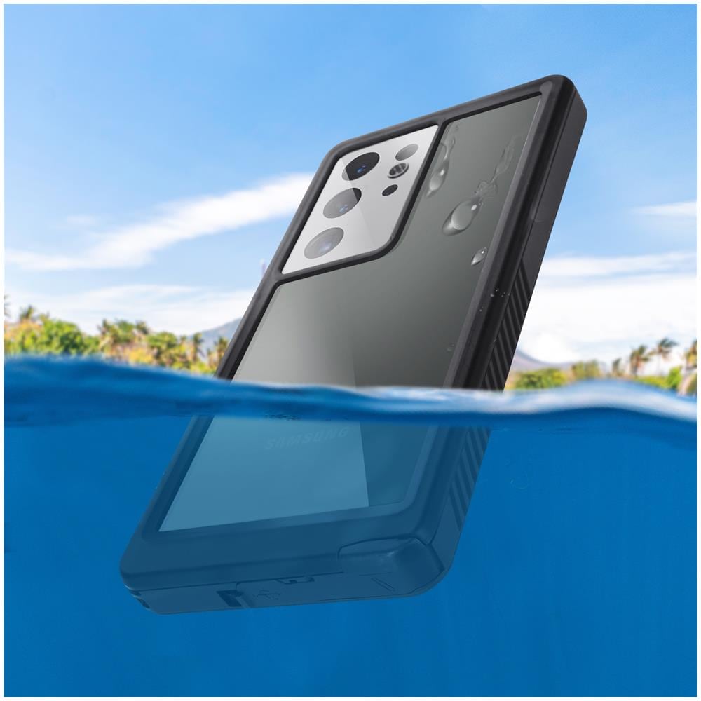 Cover Completa Per Samsung Galaxy S23 Ultra Waterproof Bordo Nero - Foto 5