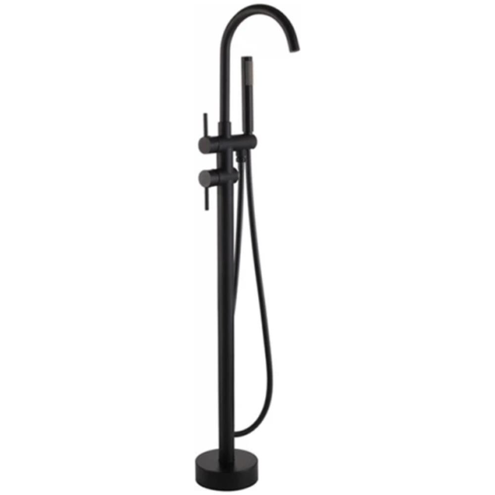 Rubinetto per vasca da bagno indipendente, Blackswan, tipo M50, modello nero opaco, misura 117 cm - Foto 1