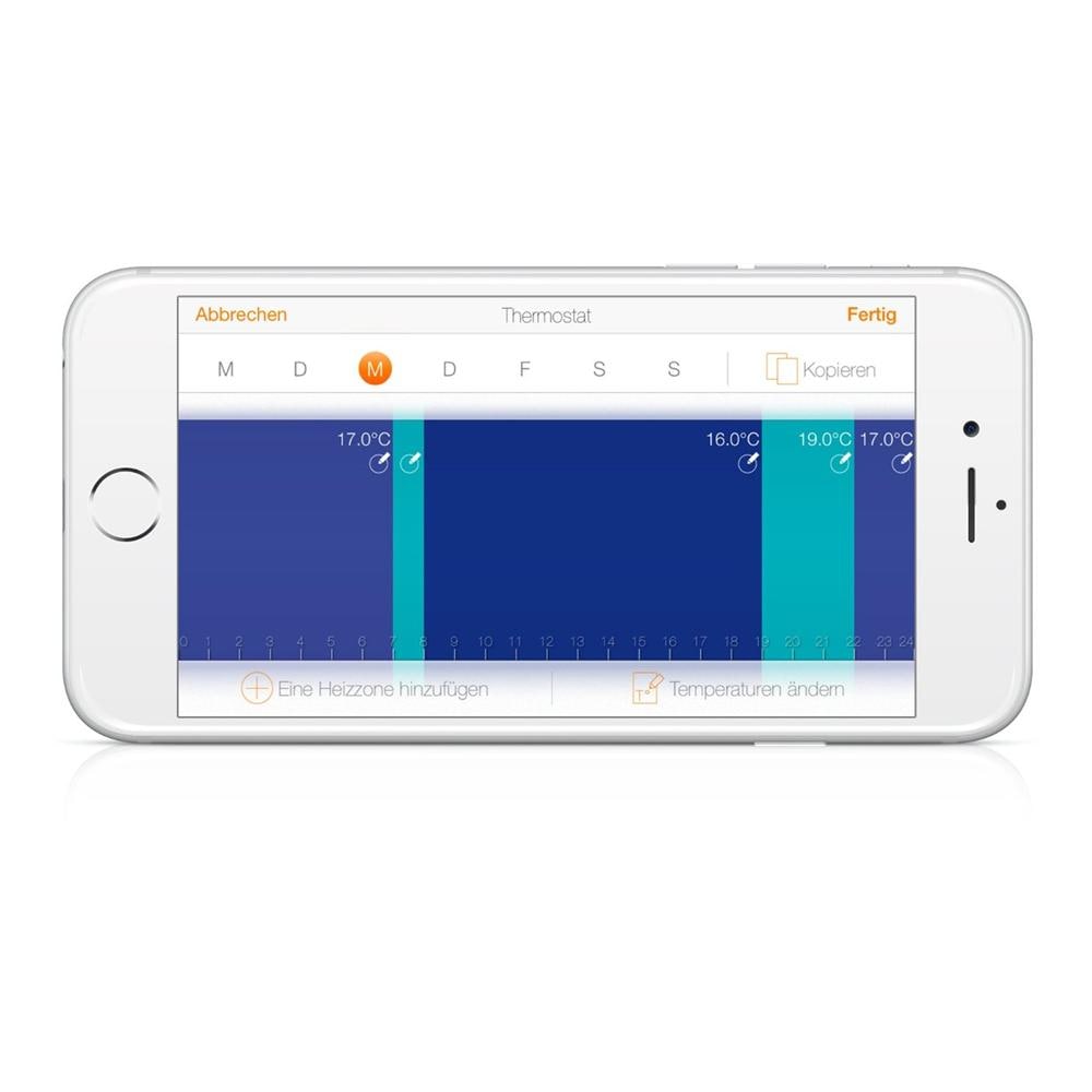 Termostato Intelligente Wi-Fi per Caldaia Colore Bianco  - Foto 2
