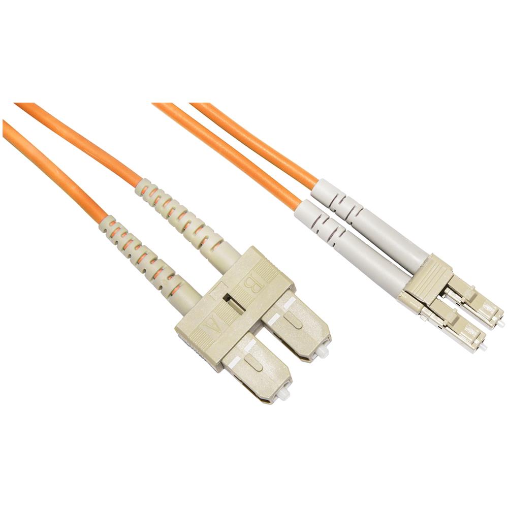 Cavo Fibra Ottica Lc A Sc Multimode Duplex Om2 50/125 Mt. 2 - Foto 1