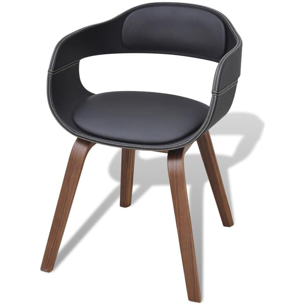 6 Pz Sedie Sala Da Pranzo In Pelle Artificiale E Legno Curvato - Foto 2
