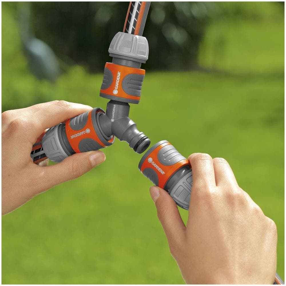 Set 4 Pezzi Connettore Per Tubi Arancione E Grigio18287-20 - Foto 2