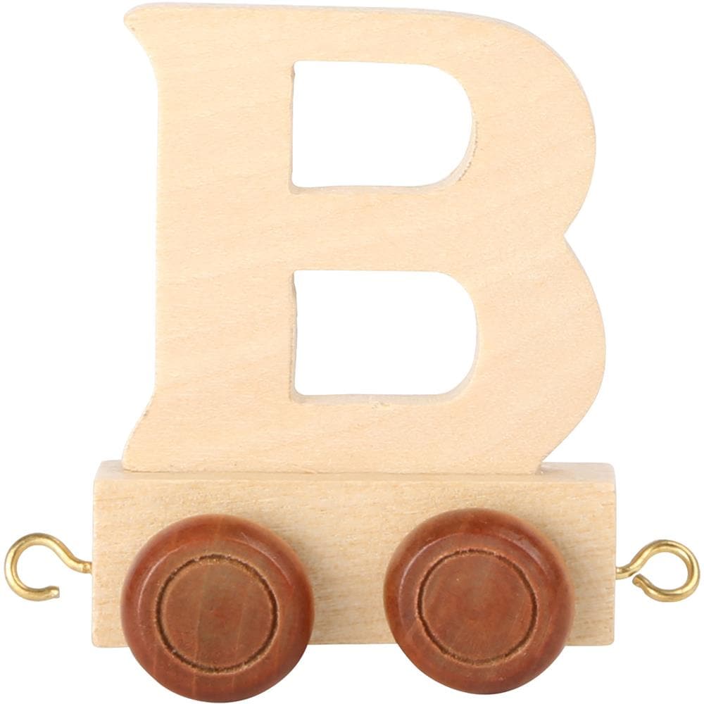 Lettera B Trenino In Legno - Foto 1