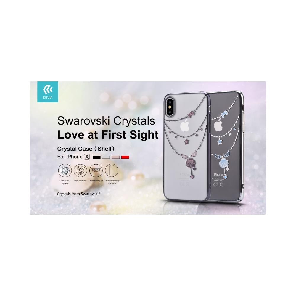 Cover Shell Crystals From Swarovski Per Iphone X Rossa - Foto 1