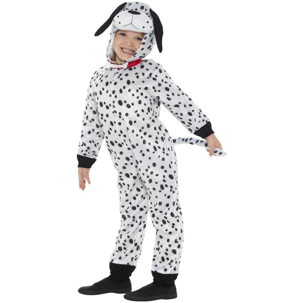 Travestimento Da Cane Dalmata Per Bambino - Taglia: 4 - 6 Anni (115/128 Cm) - Foto 3