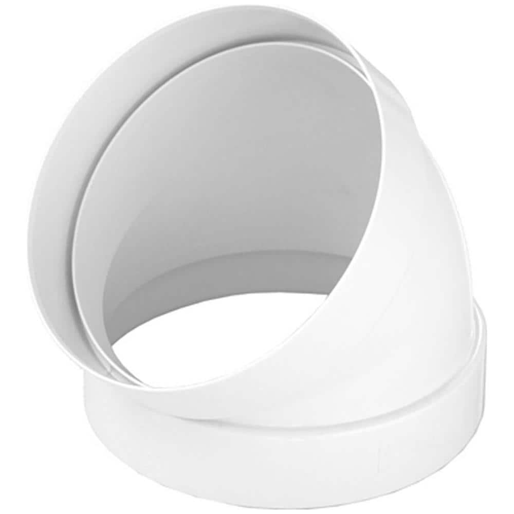 Curva A 45° Per Tubo Cappa Tondo Ff In Abs D125 Mm - Foto 1