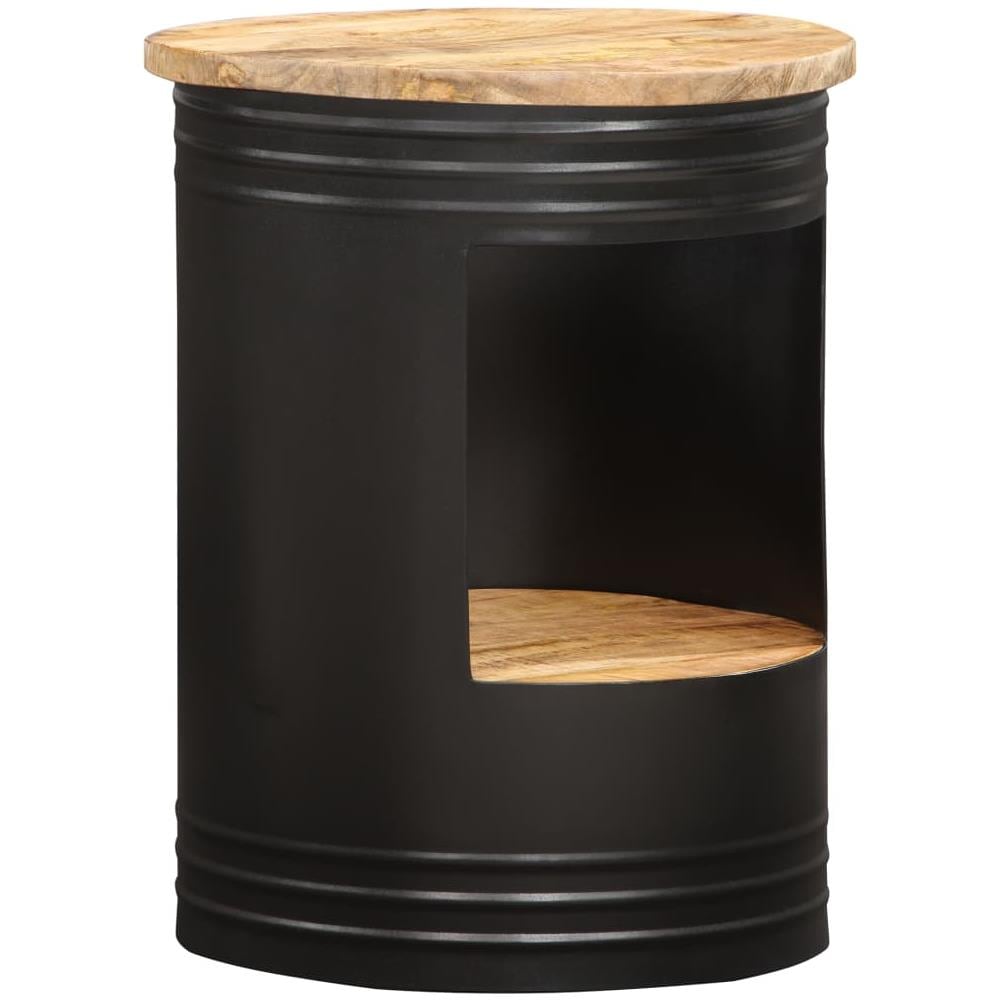 Tavolino da Salotto 43x55 cm in Legno Massello di Mango - Foto 1