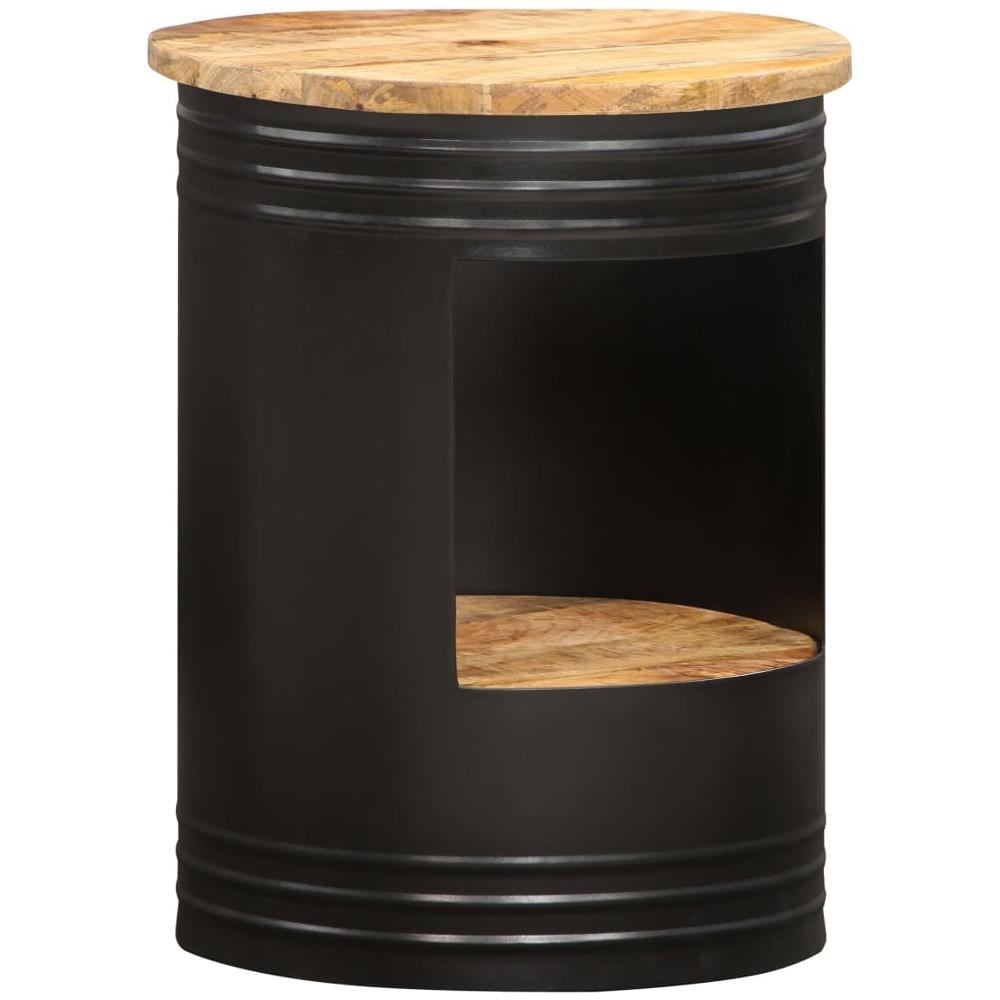 Tavolino da Salotto 43x55 cm in Legno Massello di Mango - Foto 8