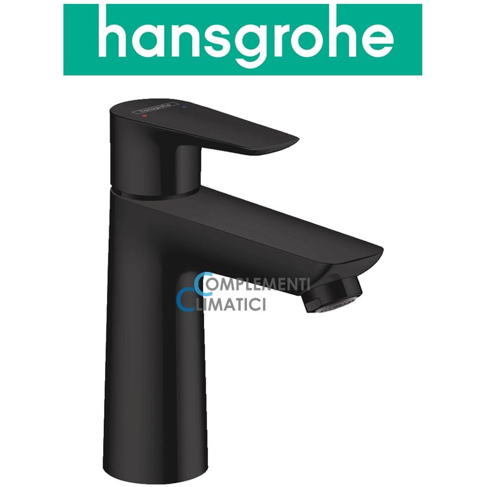 Miscelatore Hans Talis E Lavabo 110 Nero Opaco Monocomando Con Salterello | 71710670 - Foto 1
