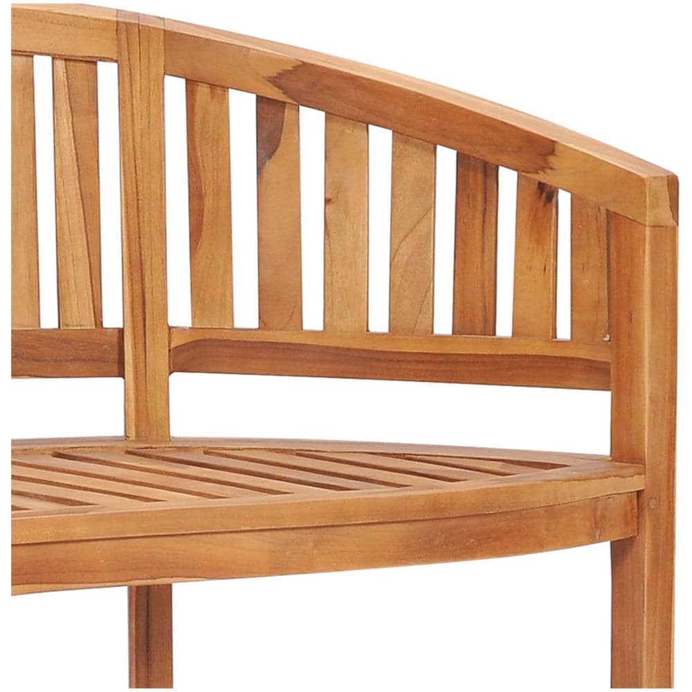 Panchina a Banana 151 cm in Legno Massello di Teak - Foto 1