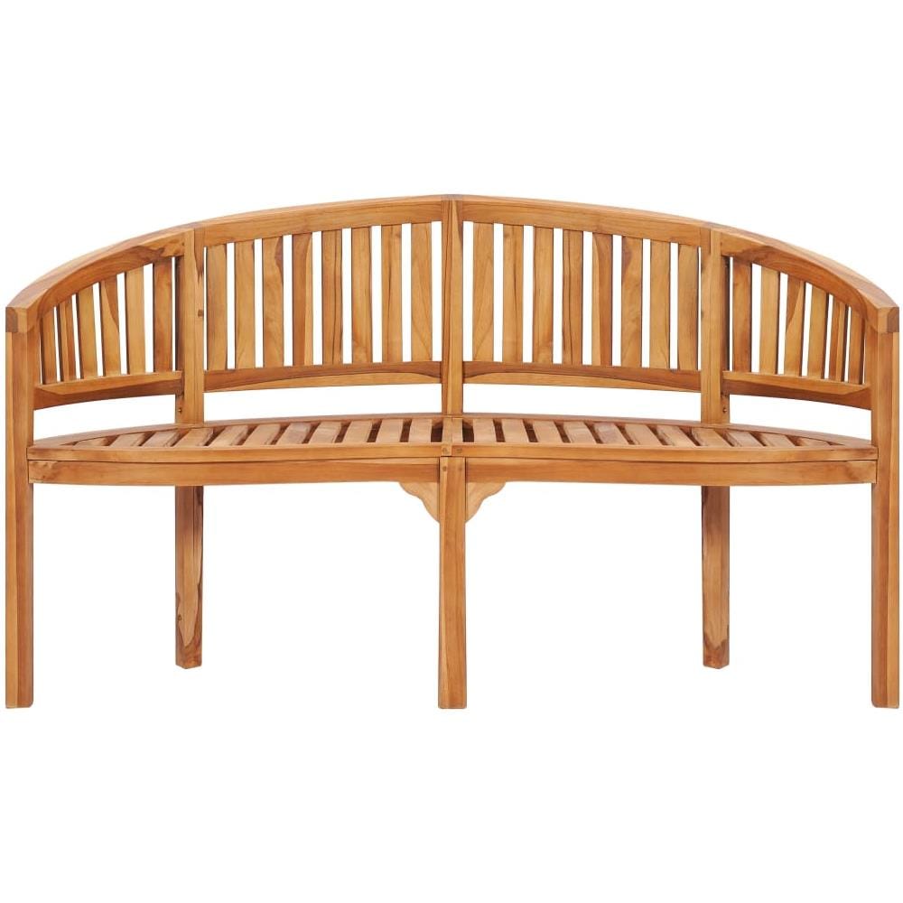 Panchina a Banana 151 cm in Legno Massello di Teak - Foto 2