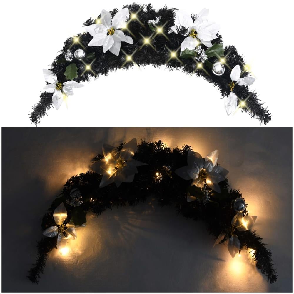 Ghirlanda di Natale ad Arco con Lucine LED Verde 90 cm in PVC - Foto 2