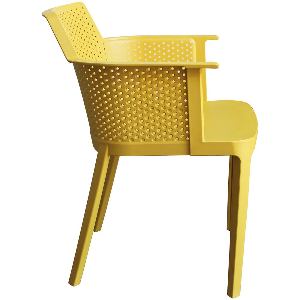 Makka - Poltrona Da Esterno Ed Interno In Plastica Set Da 4 - Foto 2