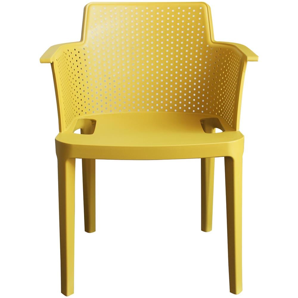 Makka - Poltrona Da Esterno Ed Interno In Plastica Set Da 4 - Foto 4