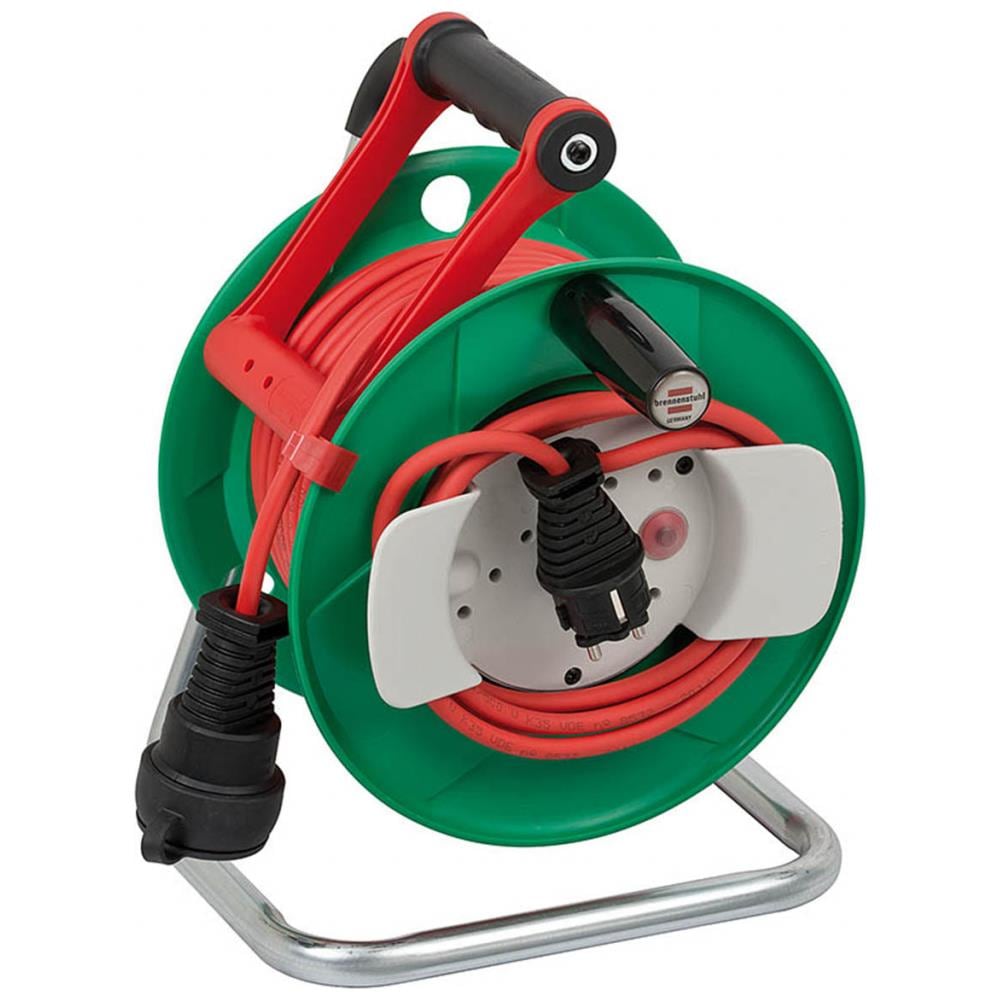 Avvolgicavo da Giardino Garant IP44 Presa Singola Lunghezza 23 + 2 mt. 1148370 - Foto 2