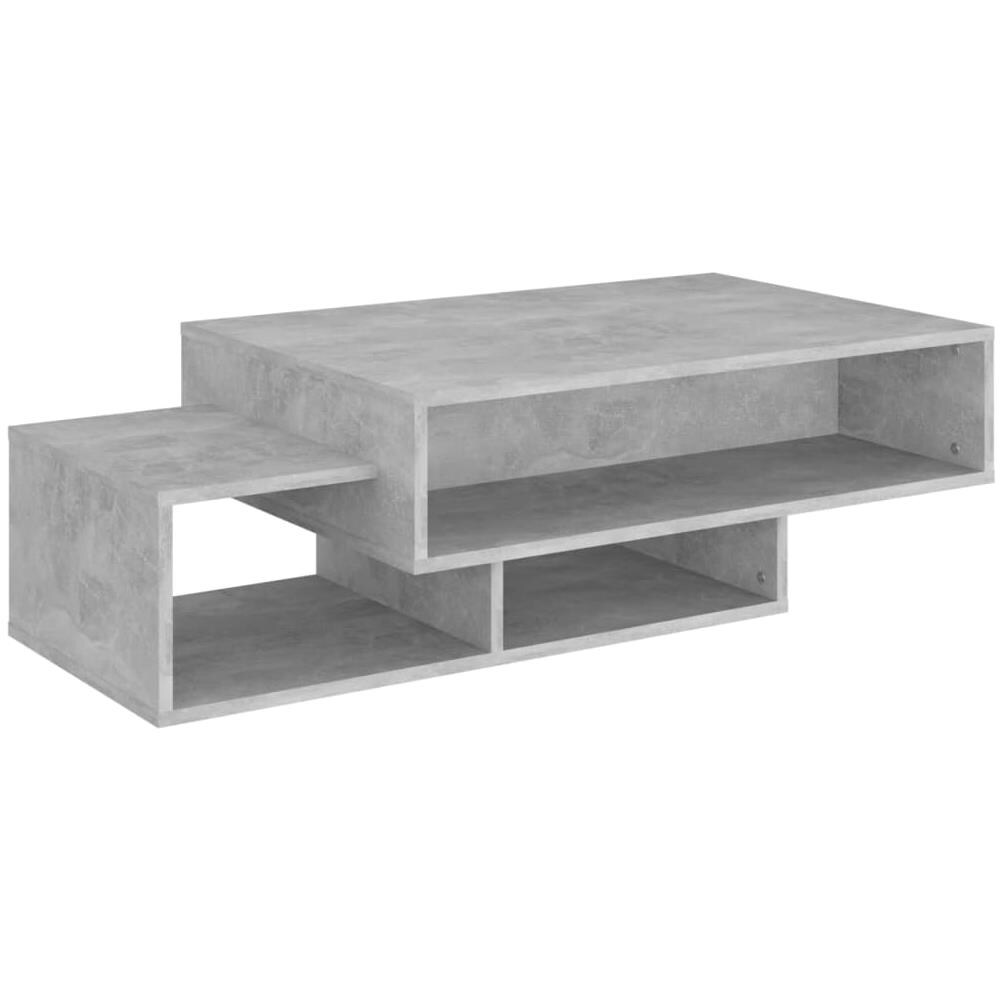 Tavolino da Salotto Grigio Cemento 105x55x32 cm in Truciolato - Foto 2