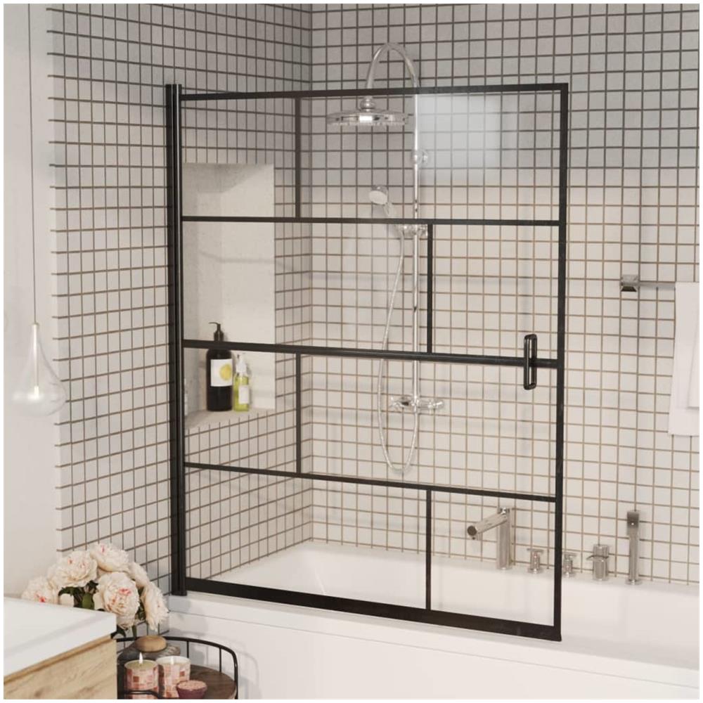 Pannello Per Box Doccia In Esg 116x140 Cm Nero - Foto 3