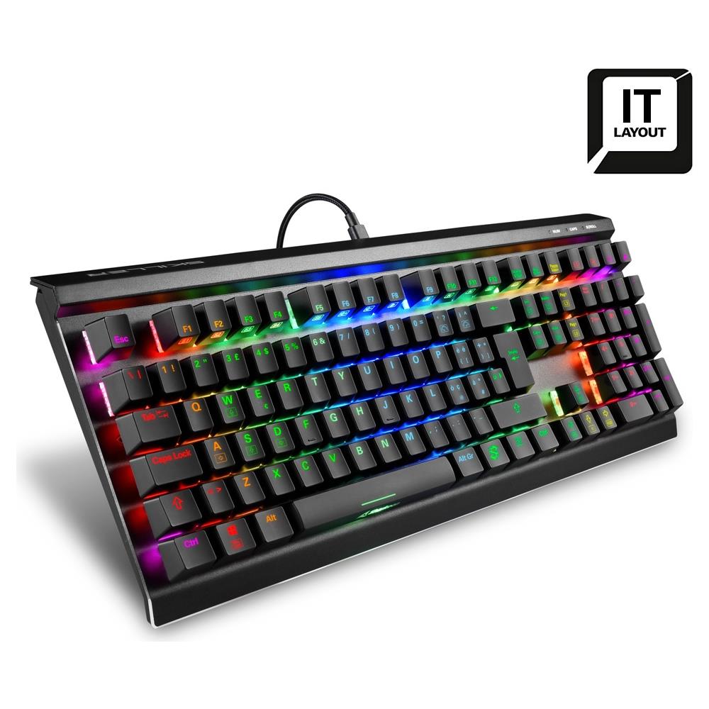 Tastiera USB SKILLER SGK60 BROWN (Layout Italiano) Colore Nero - Foto 2