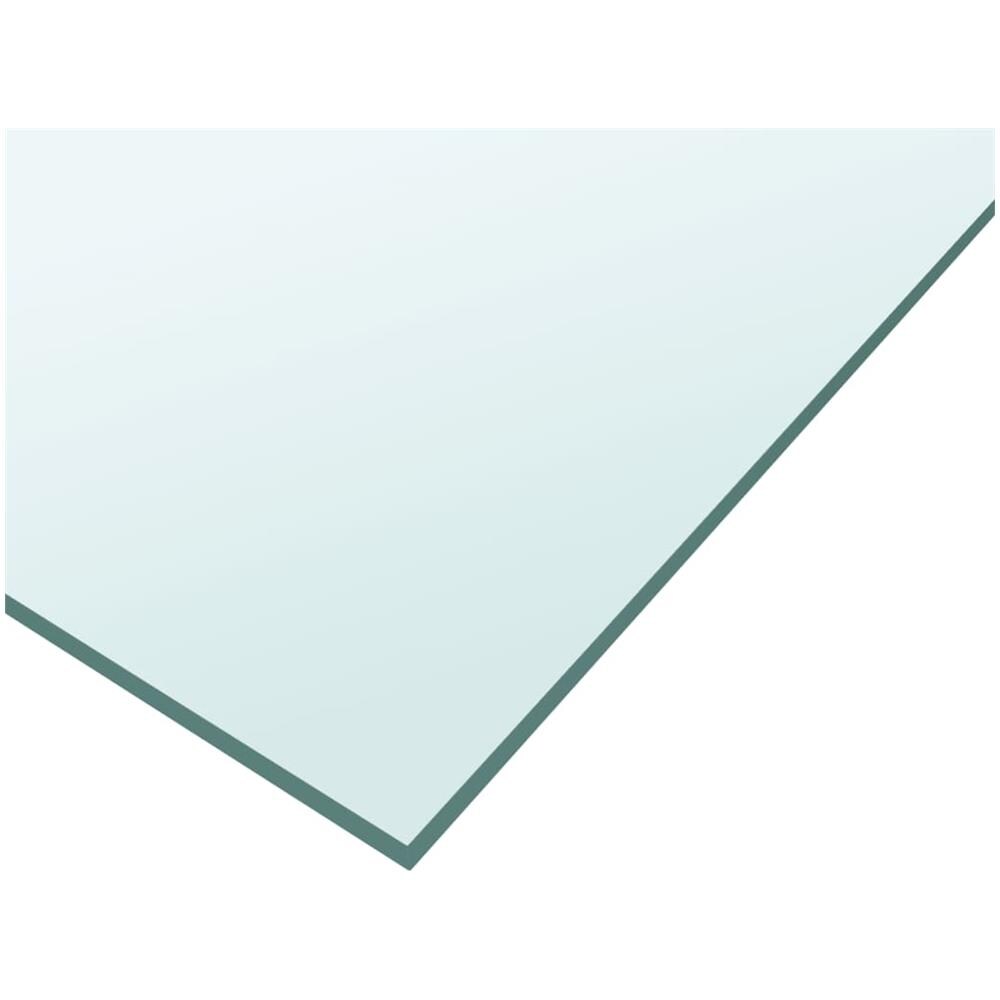 Piano Tavolo Trasparente 50x100 cm Vetro Temperato - Foto 3