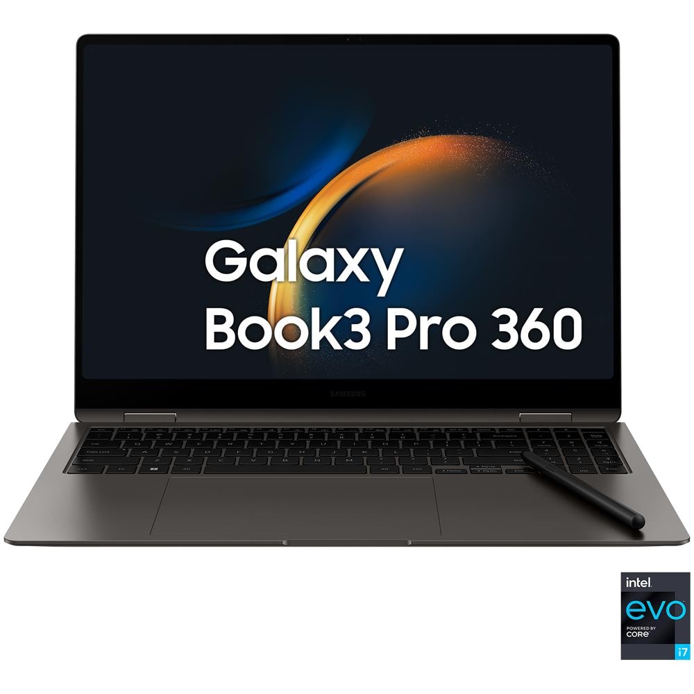 Convertibile 2 in1 Galaxy Book3 Pro 360 NP964QFG-KA1IT Monitor 16" WQXGA+  Intel Core i7-1360P Ram 16 GB SSD 512 GB  1xUSB 3.2 Windows 11 Pro - Foto 2