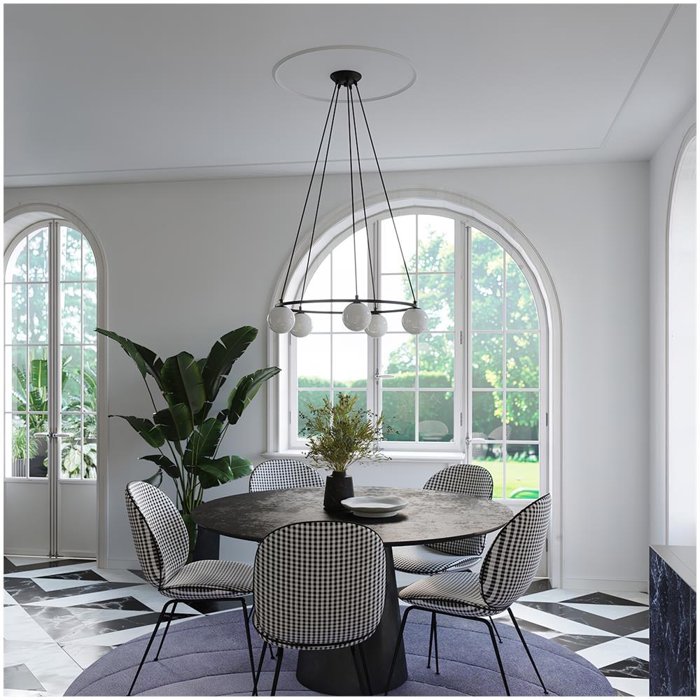 Lampadario Yoli 3 Sl. 1213 - Moderno Lampadari Nero 98x65x65 Cm - Foto 1