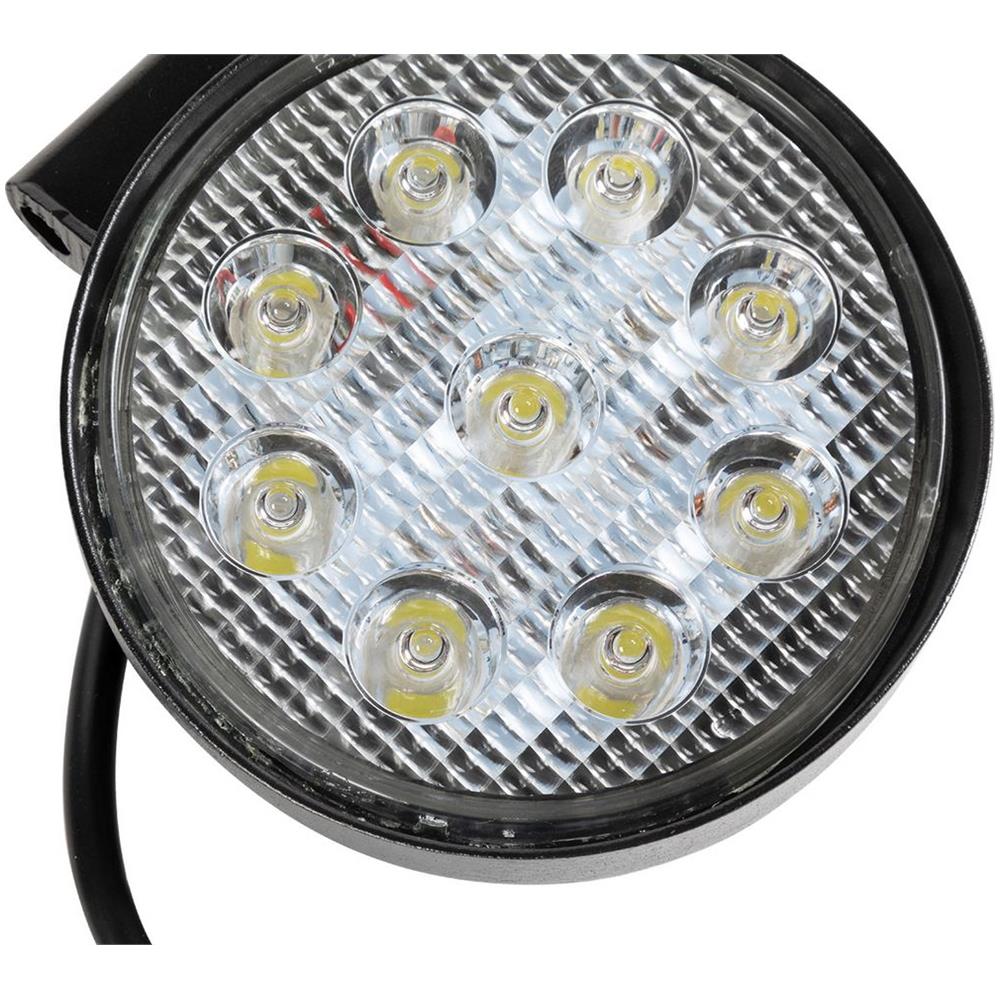 Faro Ausiliario 9 Led Rotondo - Foto 2