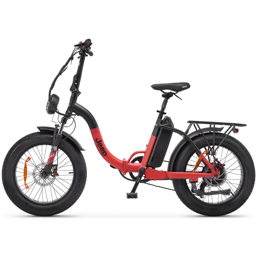 Bicicletta Elettrica Phoenix con Autonomia (max) 70 km 7 Livelli di Velocità Display LCD Potenza 250 W Colore Nero / Rosso - Foto 1