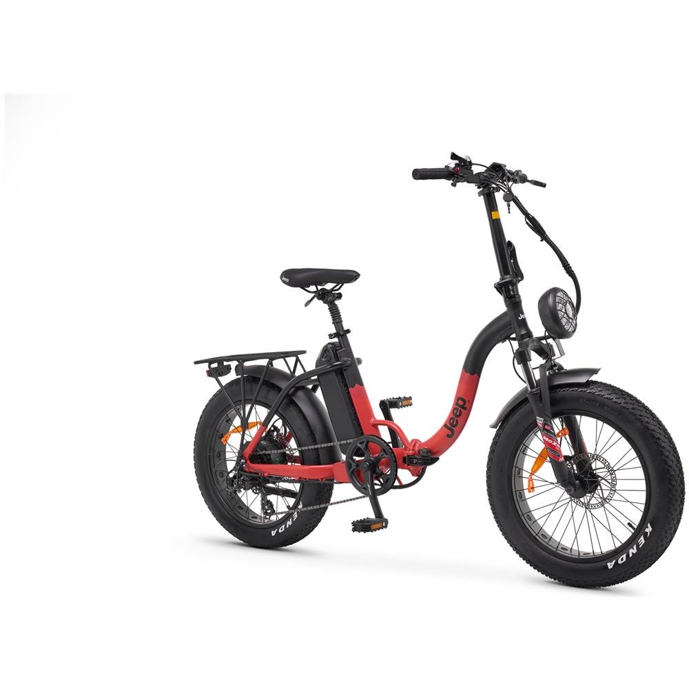 Bicicletta Elettrica Phoenix con Autonomia (max) 70 km 7 Livelli di Velocità Display LCD Potenza 250 W Colore Nero / Rosso - Foto 2