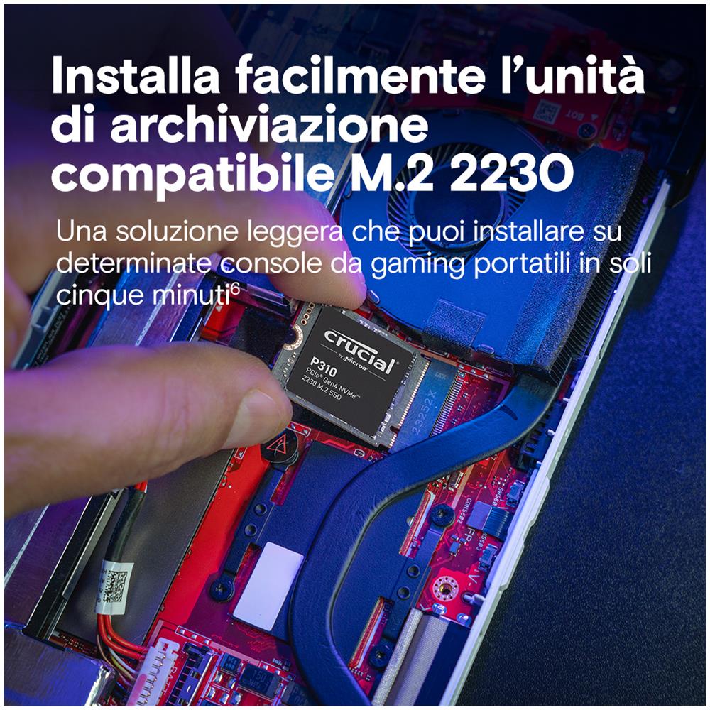 P310 1TB PCIe Gen4 NVMe 2230 M. 2 SSD - Foto 6