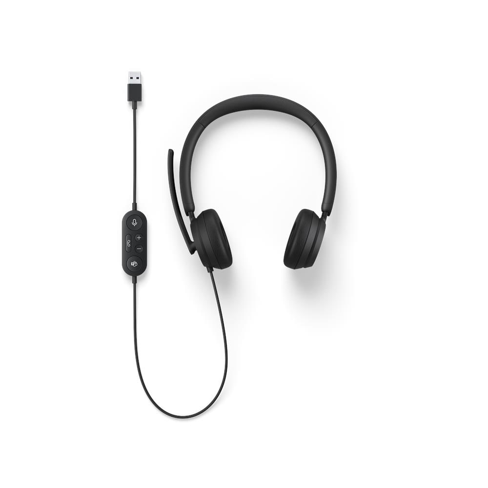 Modern USB Headset for Business Auricolare Cablato A Padiglione Ufficio USB tipo A Nero - Foto 4