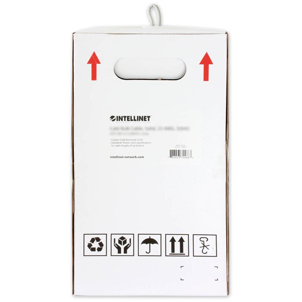 ITP6-CCA-305-BL - Matassa U / UTP, 4 coppie, Cavo Cat. 6, CCA, 305m. Rigido Blu - Foto 2