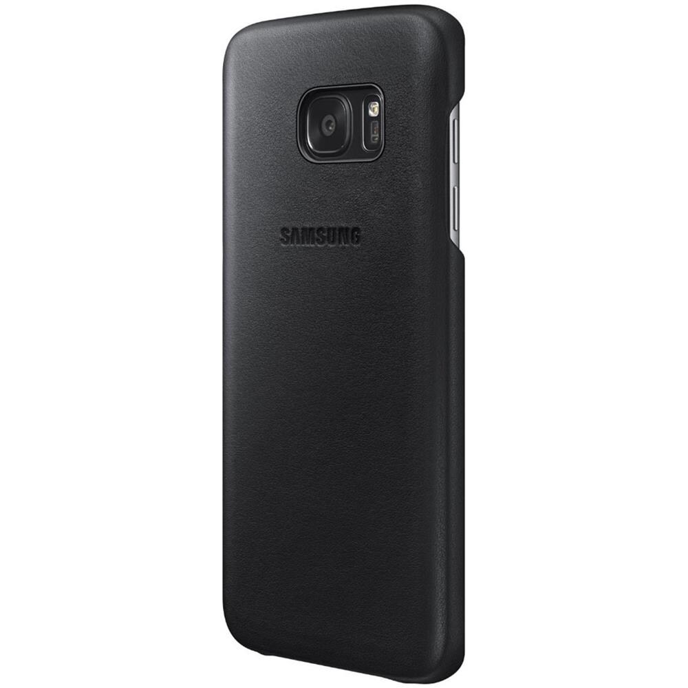 Leather Cover per Galaxy S7 - Nero - Foto 8