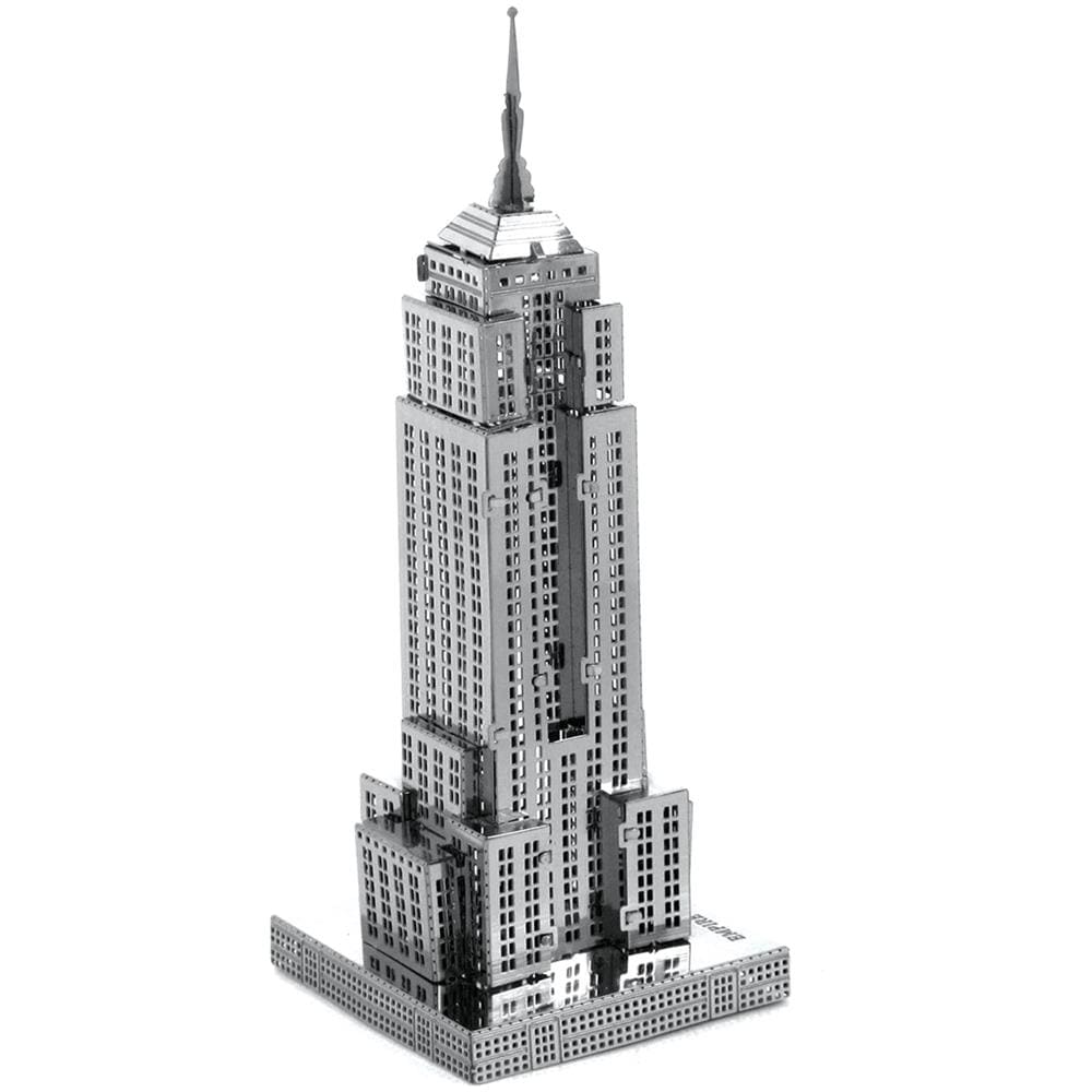 Fascinations Metal Earth Empire State Building Puzzle Di Metallo 3d - Foto 1