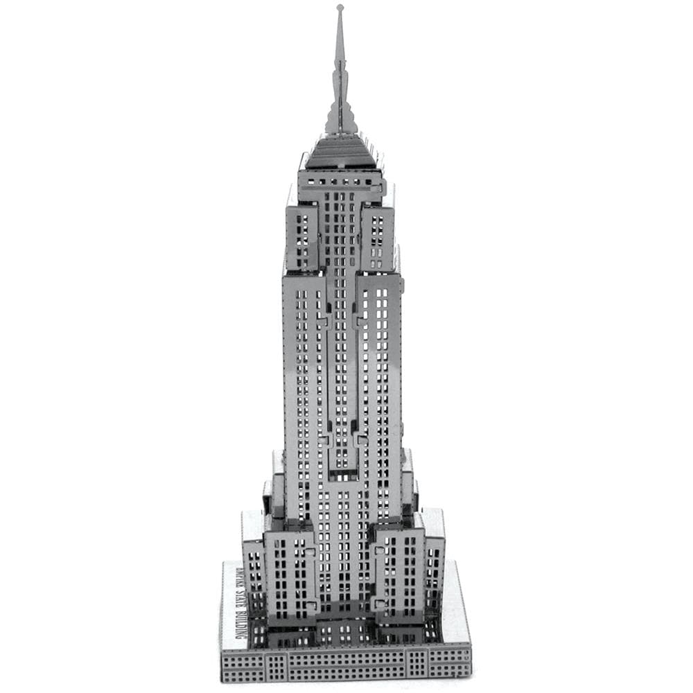 Fascinations Metal Earth Empire State Building Puzzle Di Metallo 3d - Foto 5