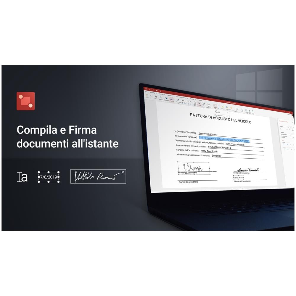 Pdf Extra 2020 - Adobe Pdf Pdf Editor Professionale E Compatibile Con Adobe Pdf Pdf -- Crea, Modifica, Proteggi, Annota, Compila E Firma Pdf - 1 Pc / 1 Utente / Licenza A Vita - Foto 3