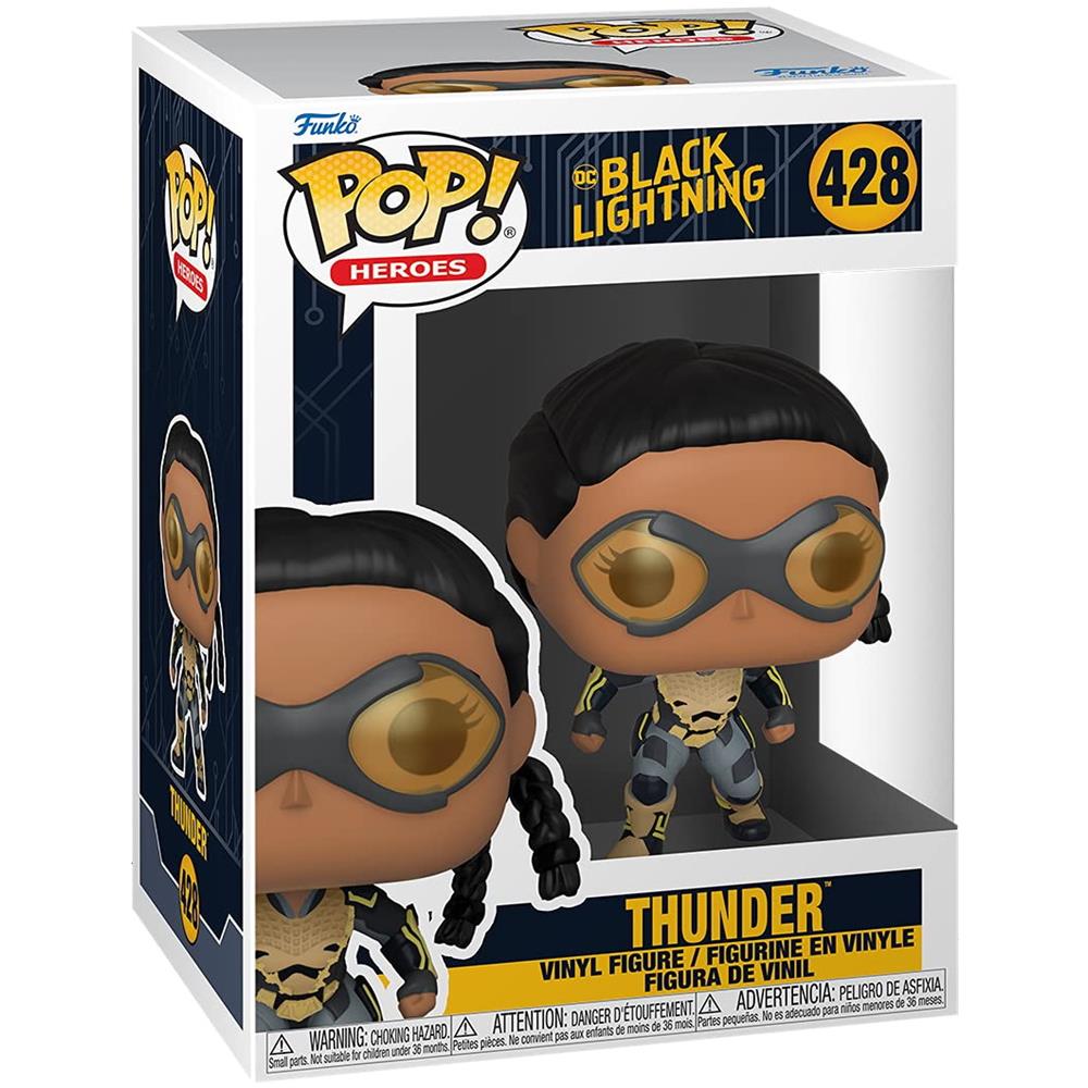 Dc Comics: Funko Pop! Heroes - Black Lightning - Thunder (Vinyl Figure 428)  - Foto 1