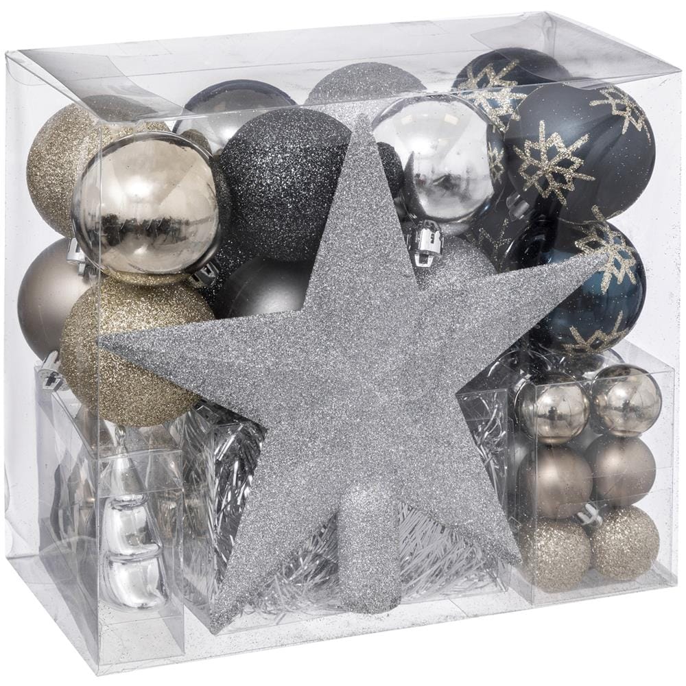 Jja - Kit Decorazioni Per Albero Oro E Argento - Foto 2