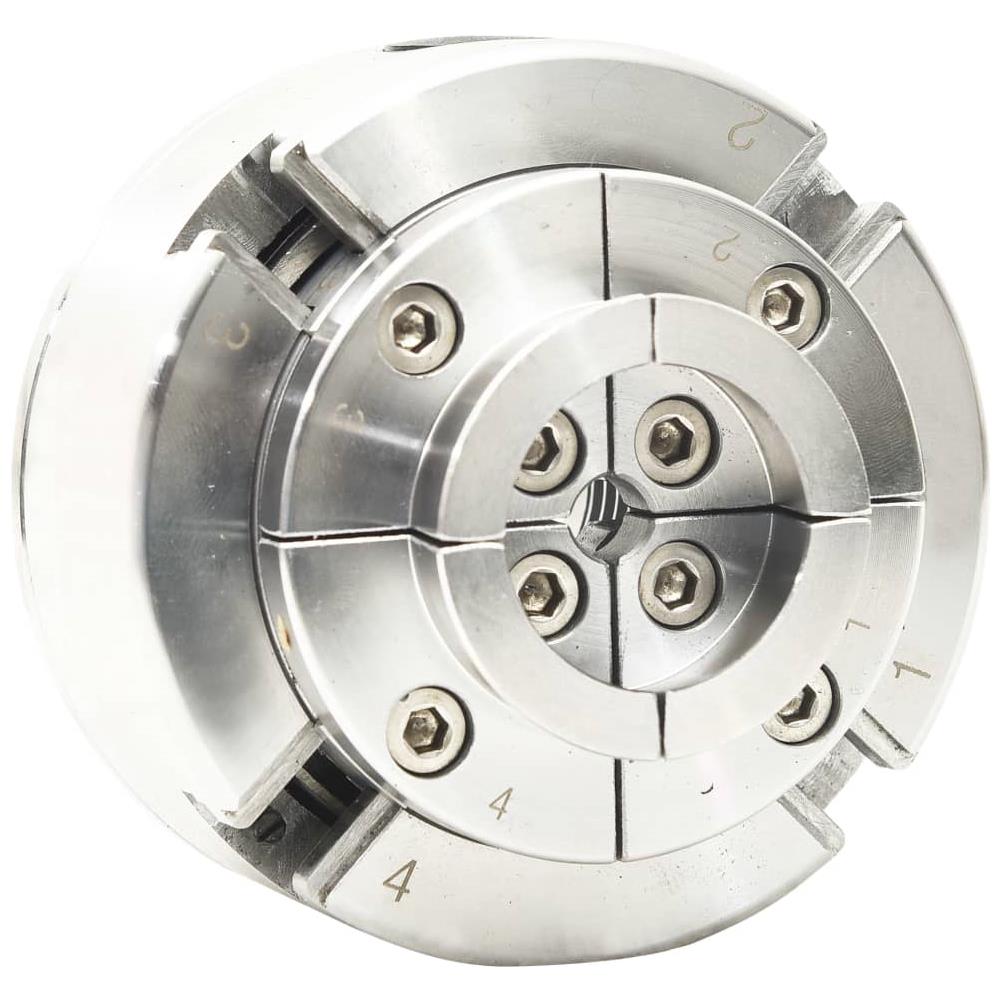 Mandrino Legno a 4 Griffe Connessione Acciaio Argento M33 9 mm - Foto 2