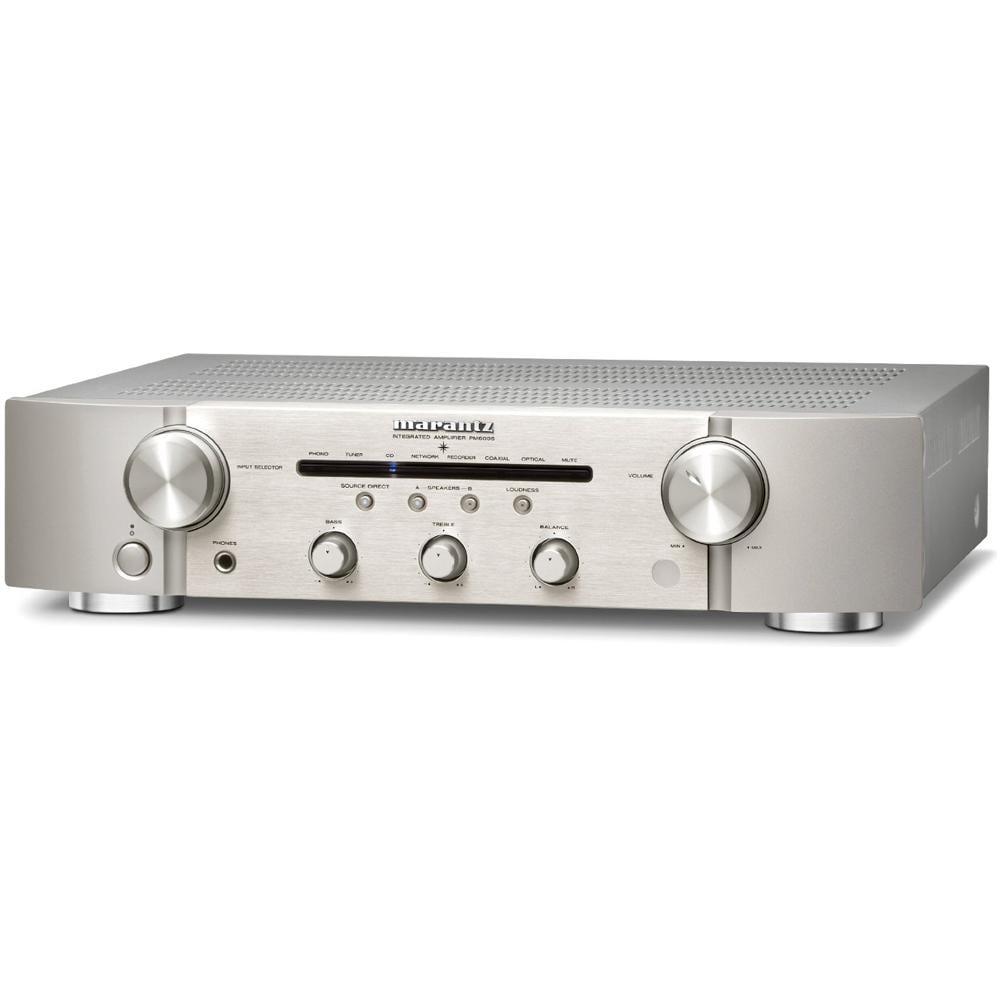 Amplificatore Audio Argento Alluminio Connessione Cavo 155 W 120 V 102 dBi PM6005 / N1SG - Foto 2